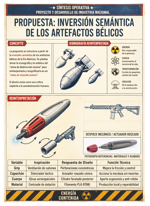 Detalle del mandril y la pieza desmontada