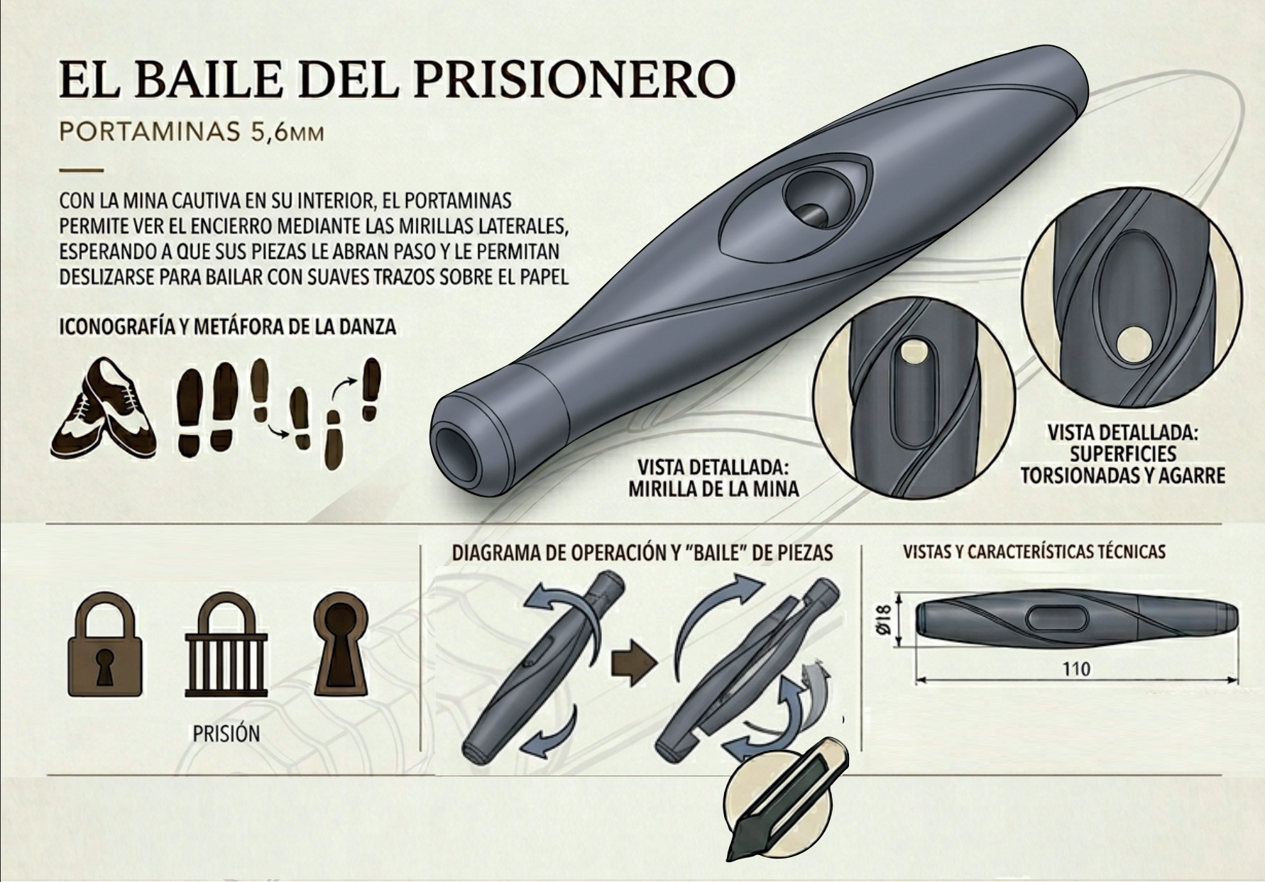 Bocetos de exploración formal y ergonómica